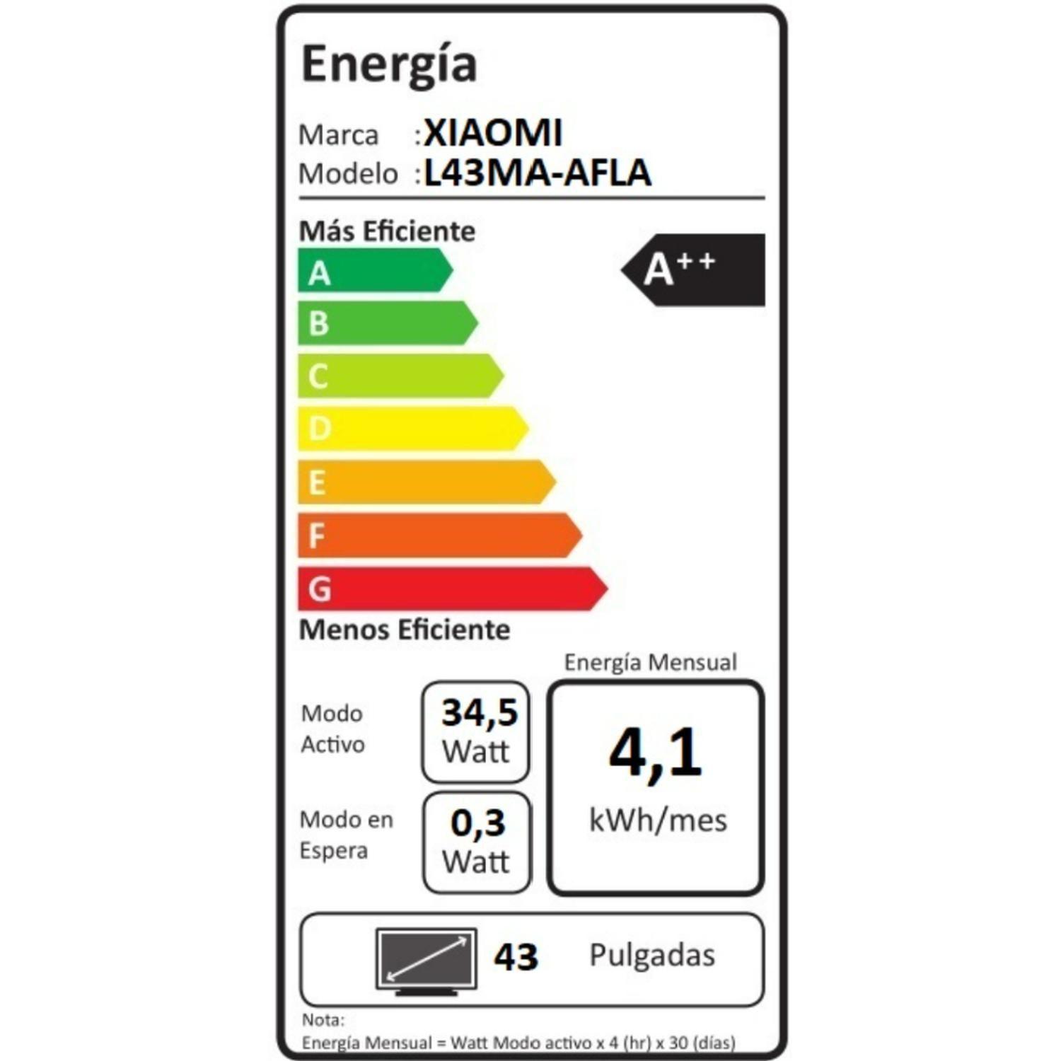 Smart TV xiaomi A 2025 43F-6
