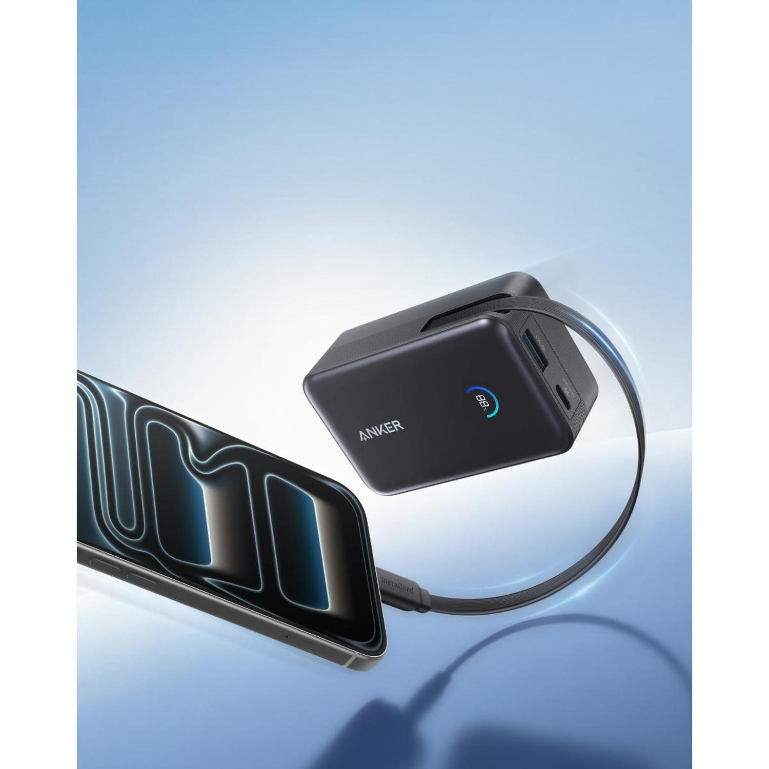 Powerbank Nano Batería Externa Anker 10.000 mAh Carga Ultra Rápida 30W Cable USB-C Negro-9