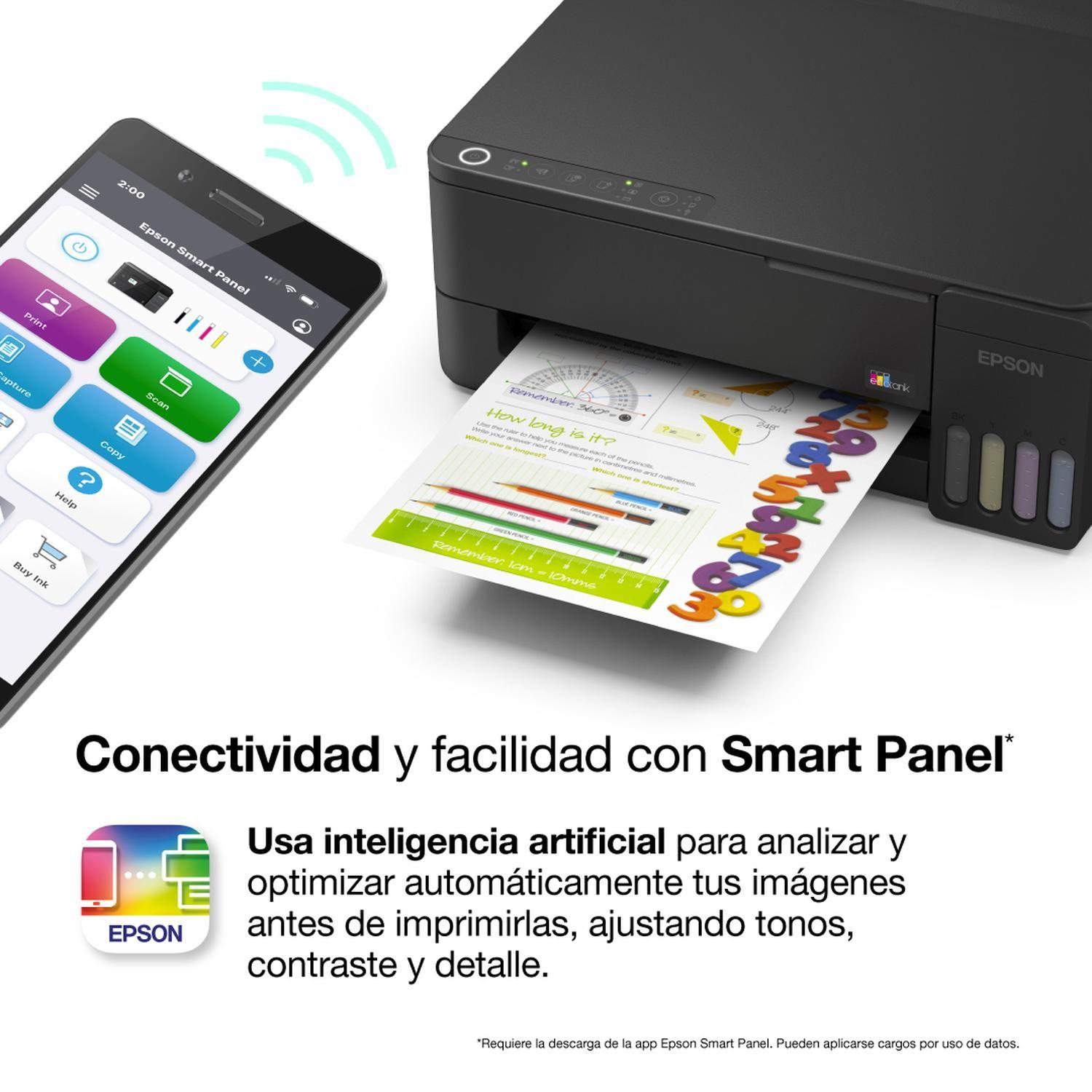 Impresora Epson Ecotank Wifi L1350 Negro-4