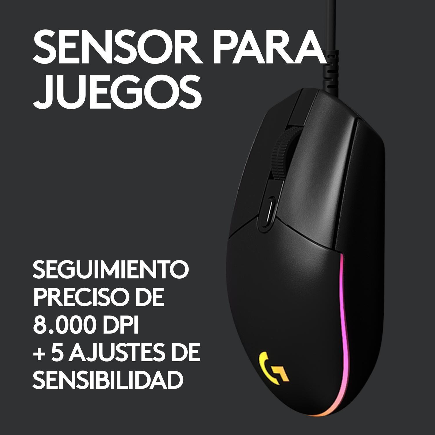 Mouse Gamer Logitech G203 Lightsync Negro-3