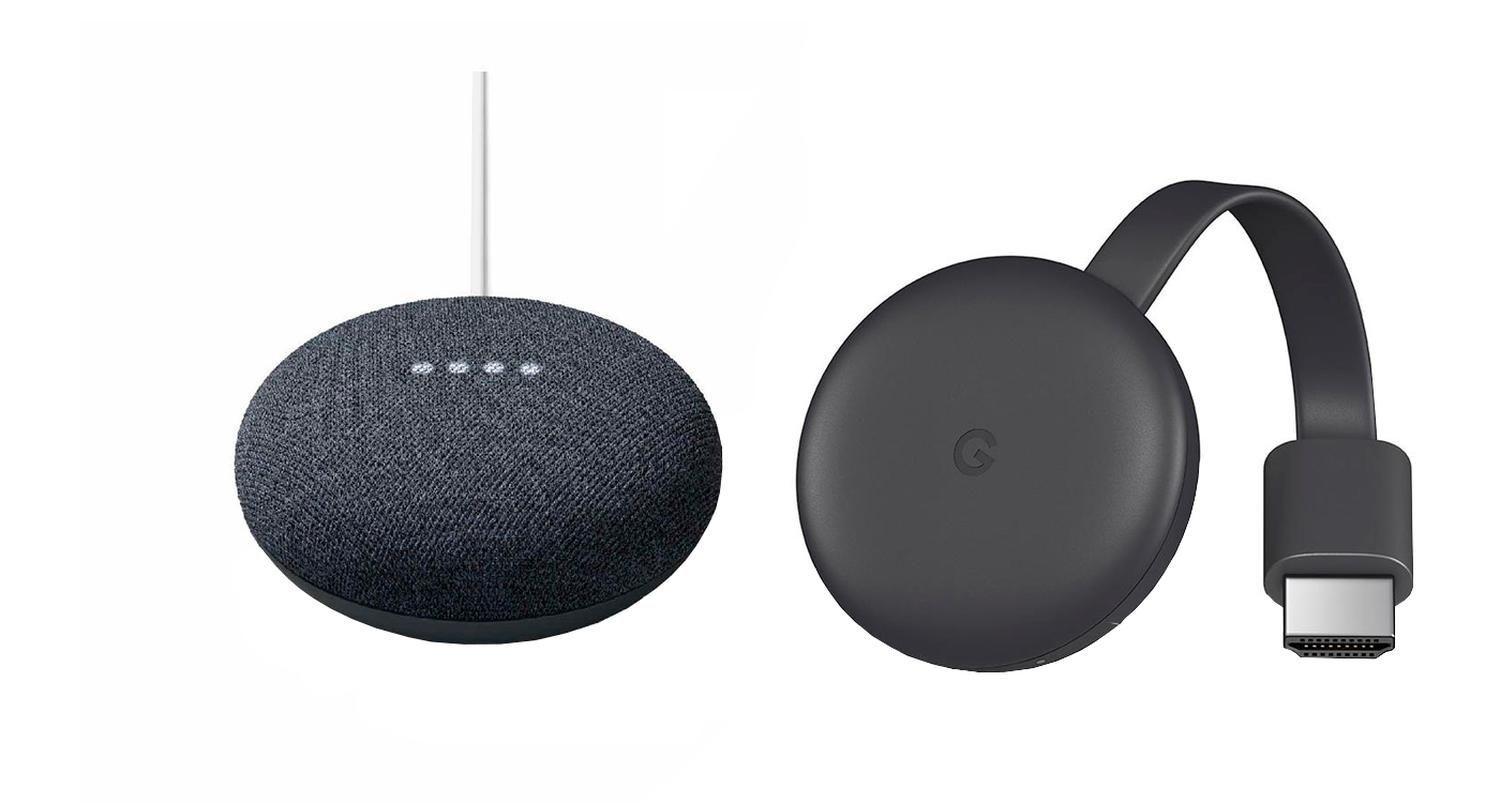 Convertidor a SmartTV Chromecast 3 + Google Nest Mini Carbon-0