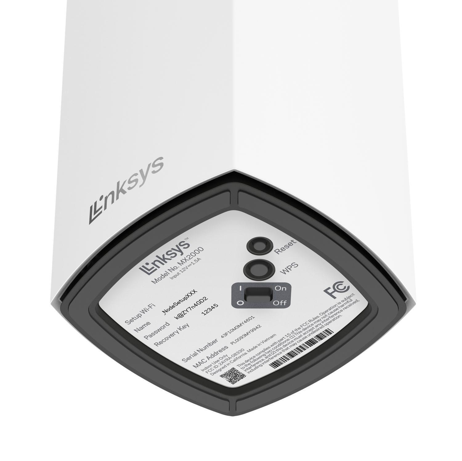 Llinksys Atlas 6 MX2003 - Sistema WiFi 6 de malla de doble banda, paquete de 3-2