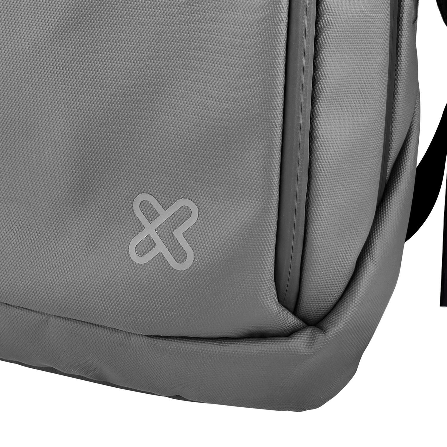 KX Bkpk Portátil KNB-905GR 15.6 puertos USB negros Wtr repelente-3