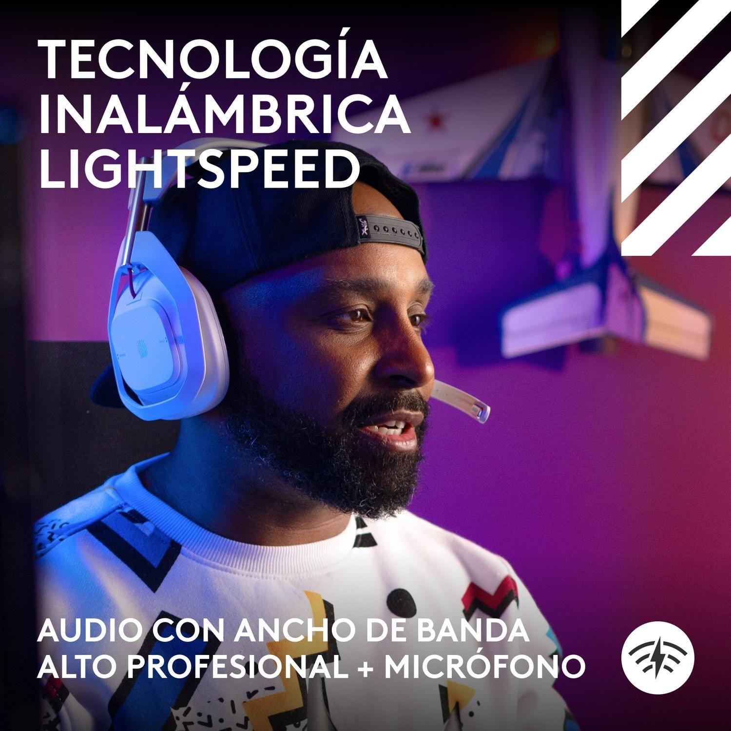Audifono Gamer Inalambrico Astro A50 Lightspeed Blanco-3