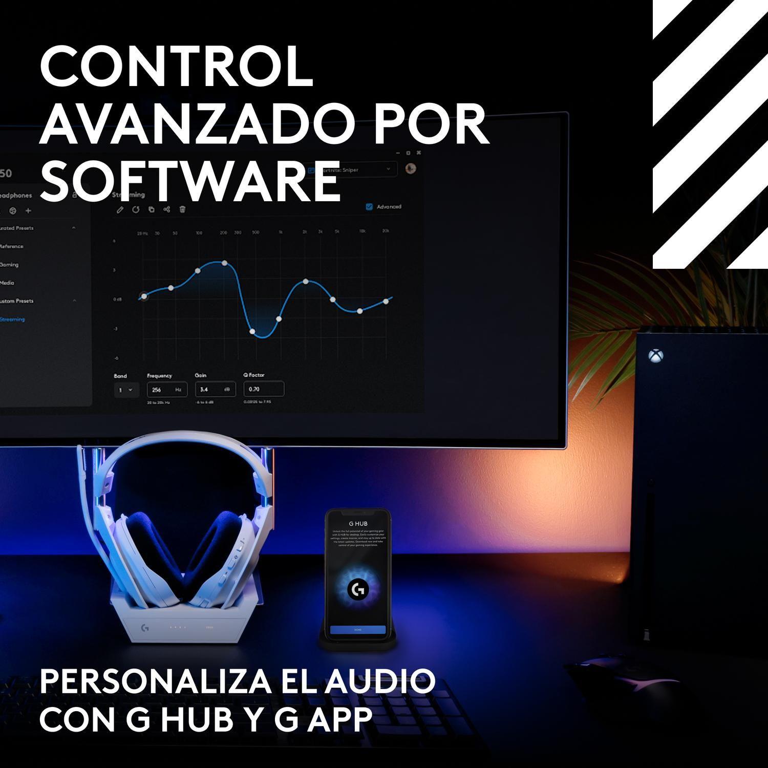 Audifono Gamer Inalambrico Astro A50 Lightspeed Blanco-8