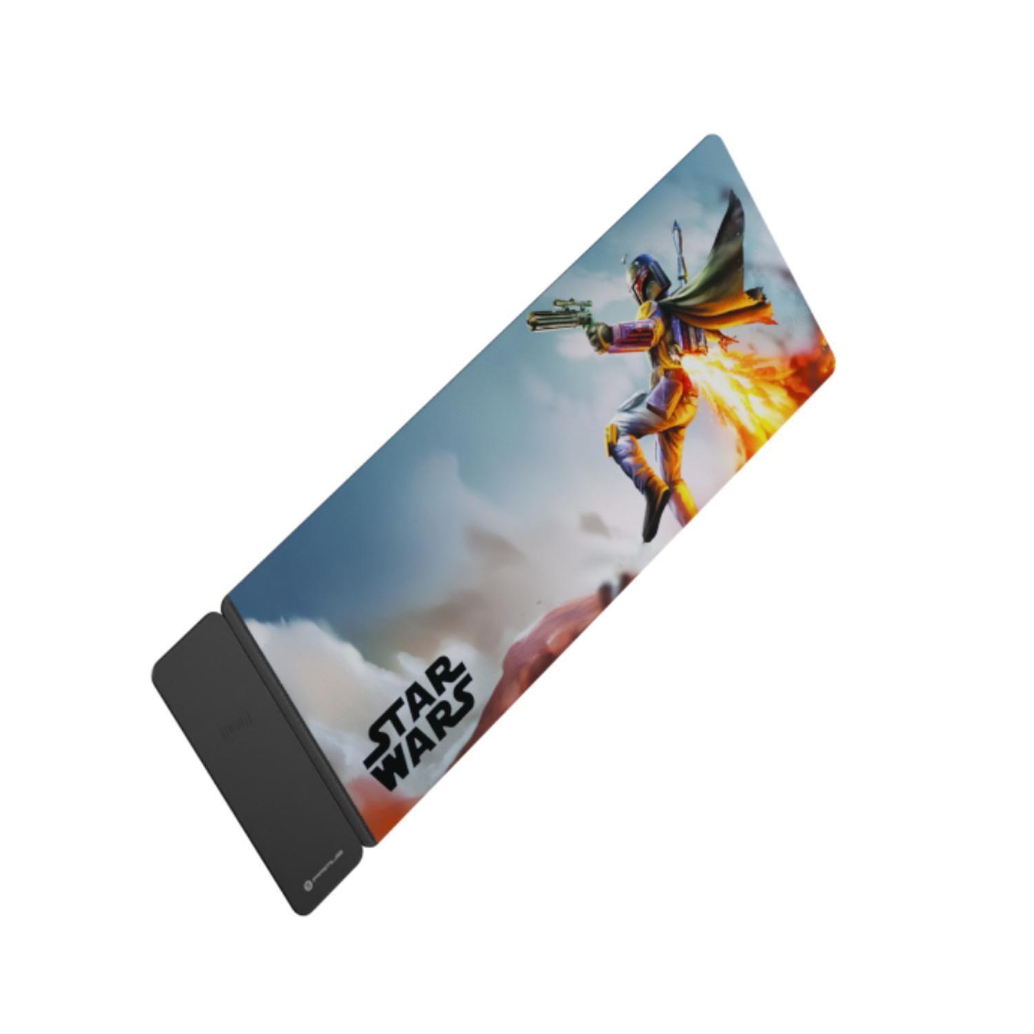 Mousepad con carga inalámbrica Primus Arena Boba Fett-2