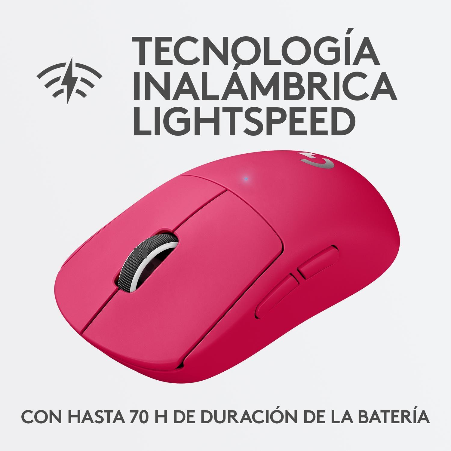 Mouse Gamer Inalambrico Logitech G PRO X Superlight 2C Rosado-3
