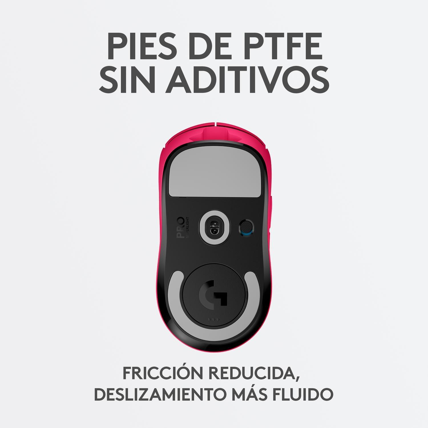 Mouse Gamer Inalambrico Logitech G PRO X Superlight 2C Rosado-5