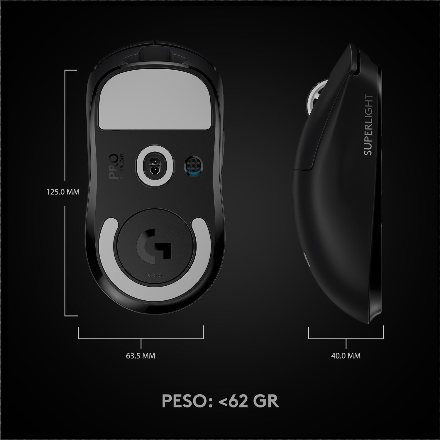 Mouse Gamer Inalambrico Logitech G PRO X Superlight 2C Negro-8
