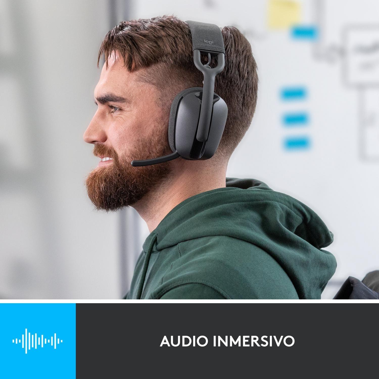Audifonos Logitech Zone Vibe 100 - Gris-3