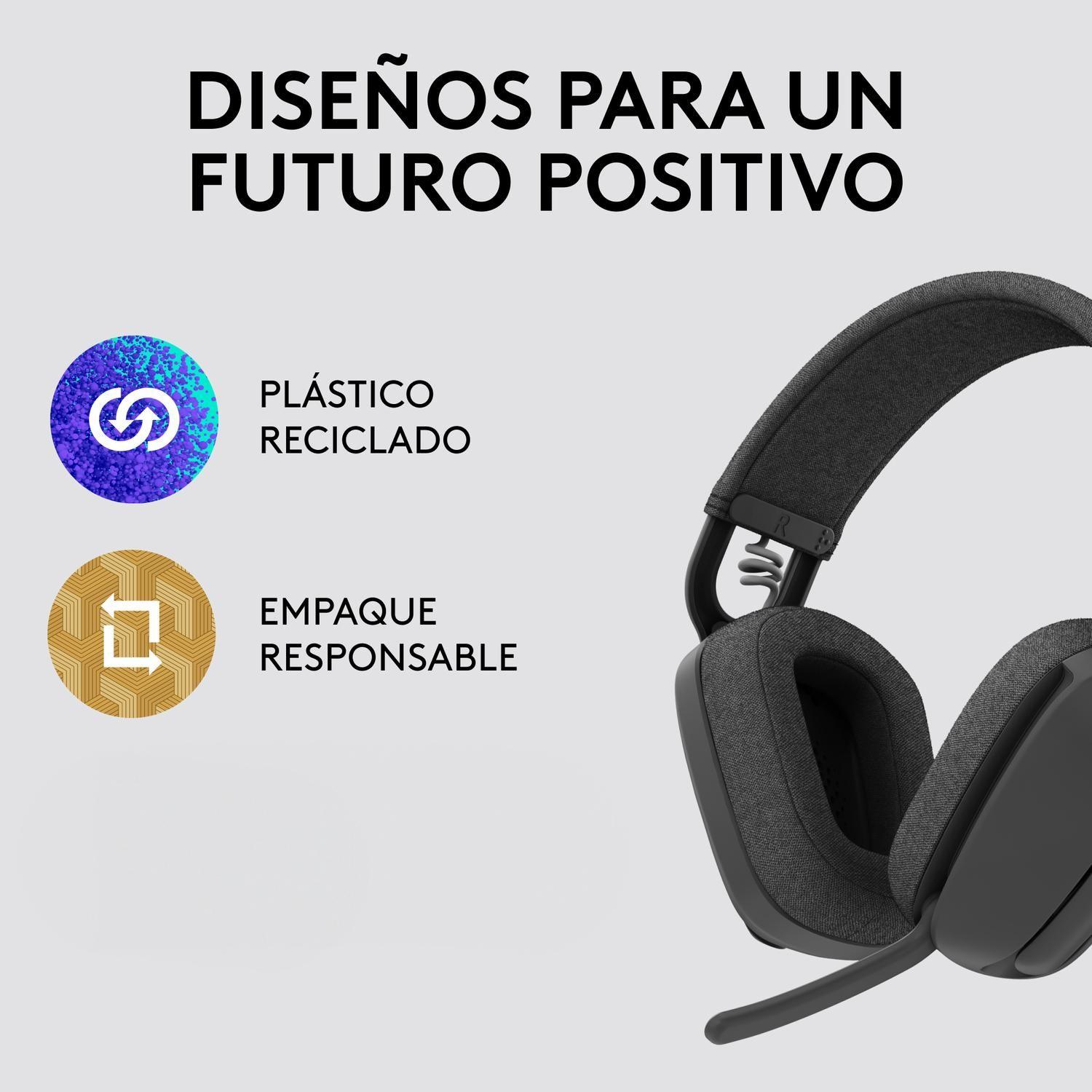 Audifonos Logitech Zone Vibe 100 - Gris-4