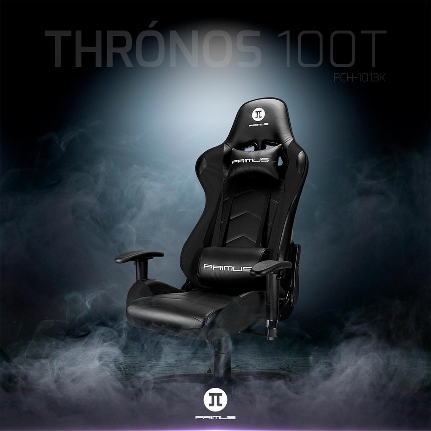 Silla Gamer Primus Gaming THRÓNOS100T  azul negro-2