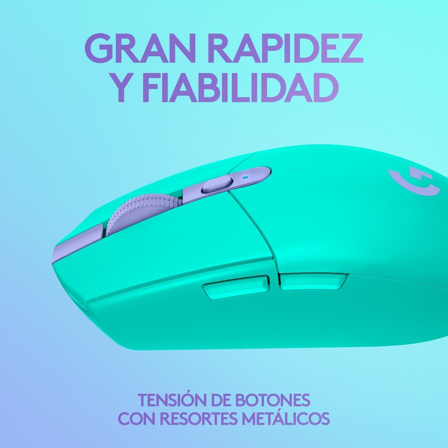 Mouse Gamer Inalambrico Logitech G305 Lightspeed Menta-6