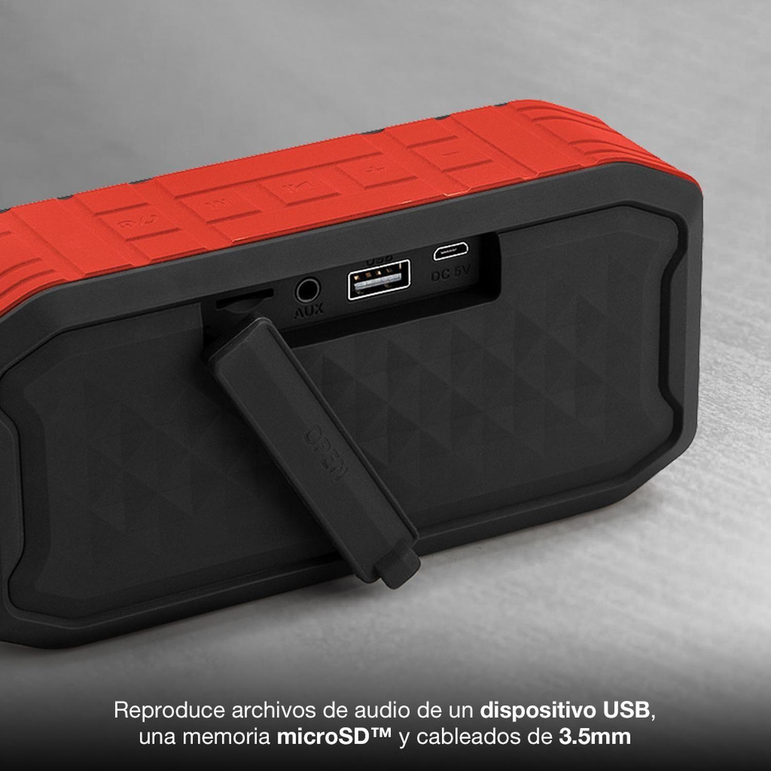 Parlante Bluetooth Xtech 5Watts IPX6 Autonomía 20Hrs XTS-621-3