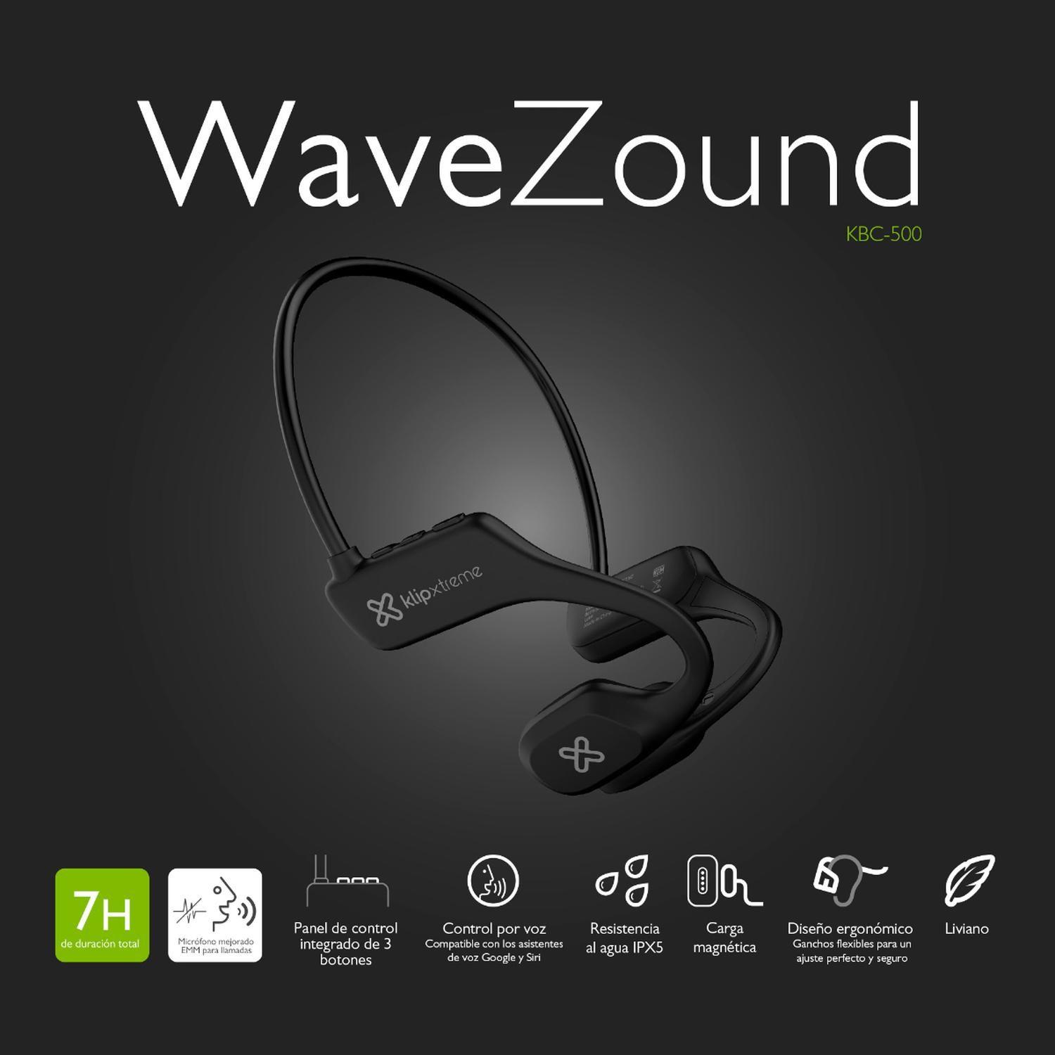 Klip Xtreme Audifonos Bone Conduction WaveZound KBC-500-5