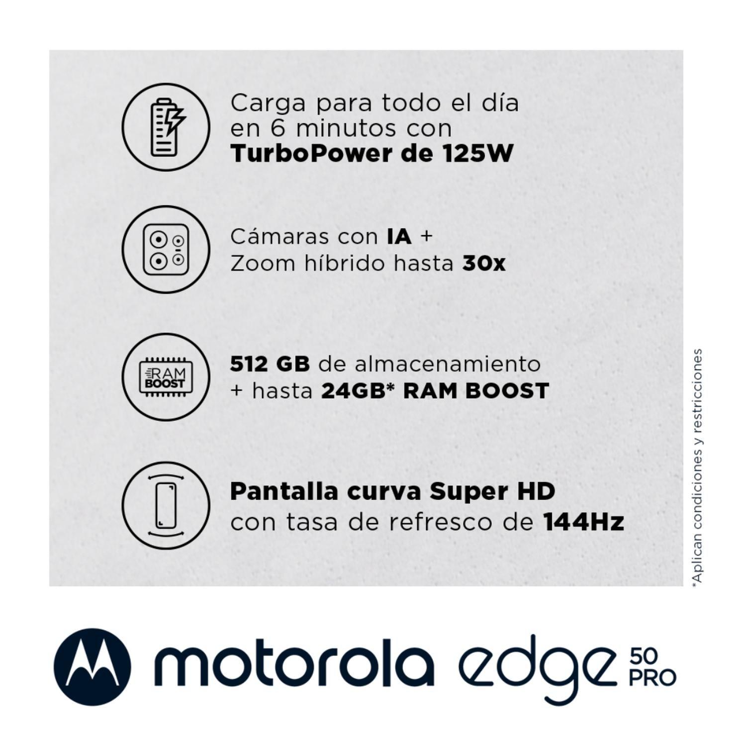 Celular Motorola Edge 50 pro 12+512GB moto + buds-2