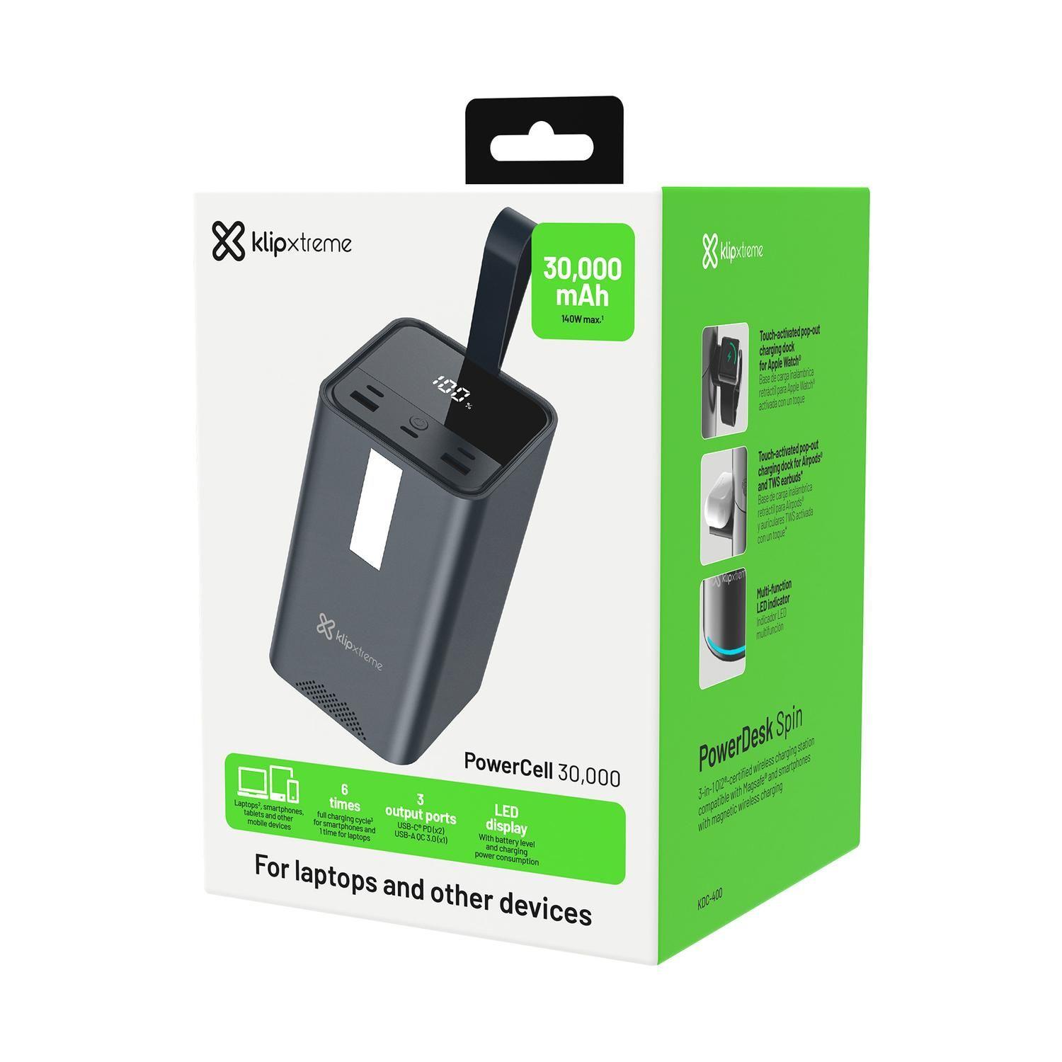 Klip Xtreme PowerBank 50.000 mAh PowerCell Apex 100W-6