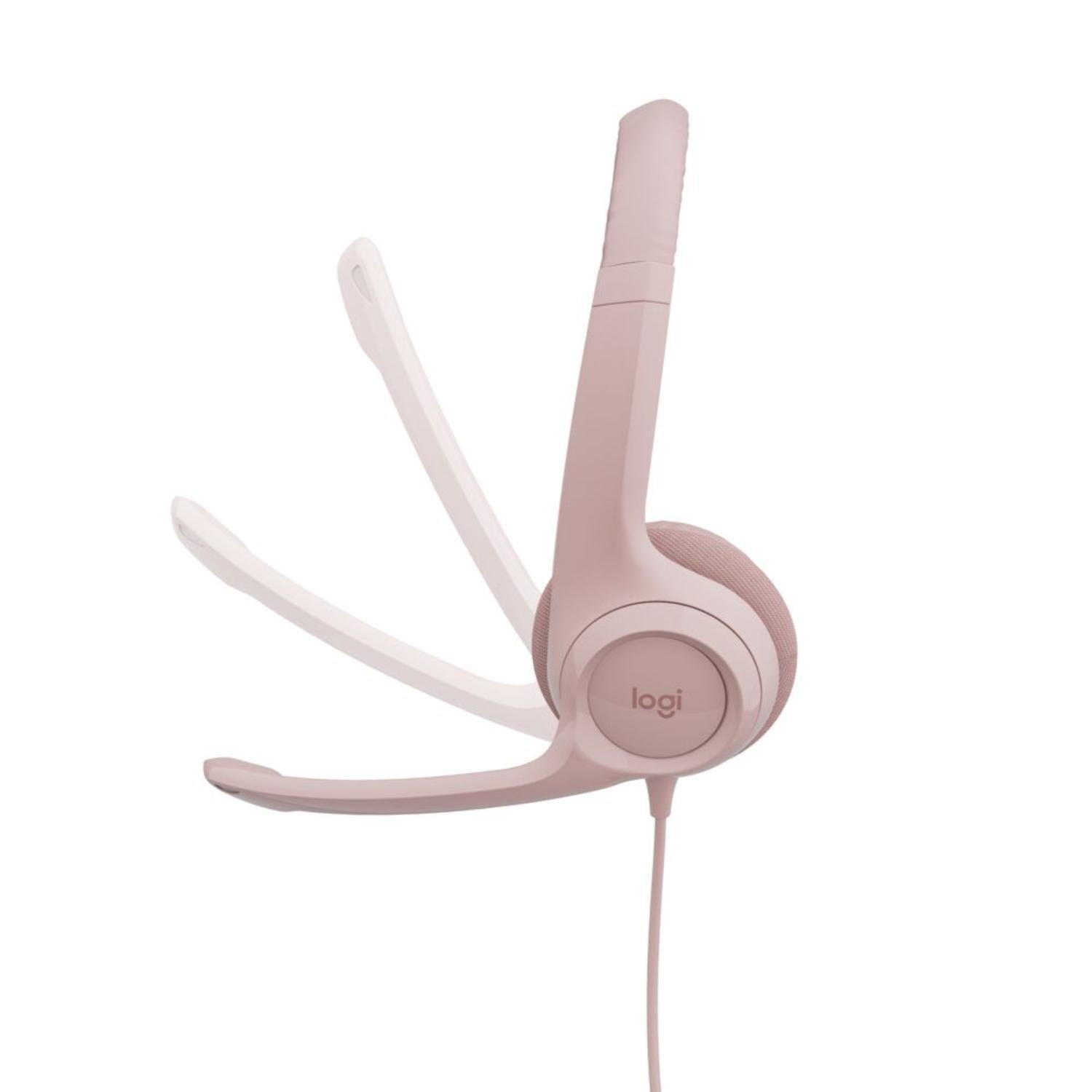 Logitech Audifono H390 Rosado-2