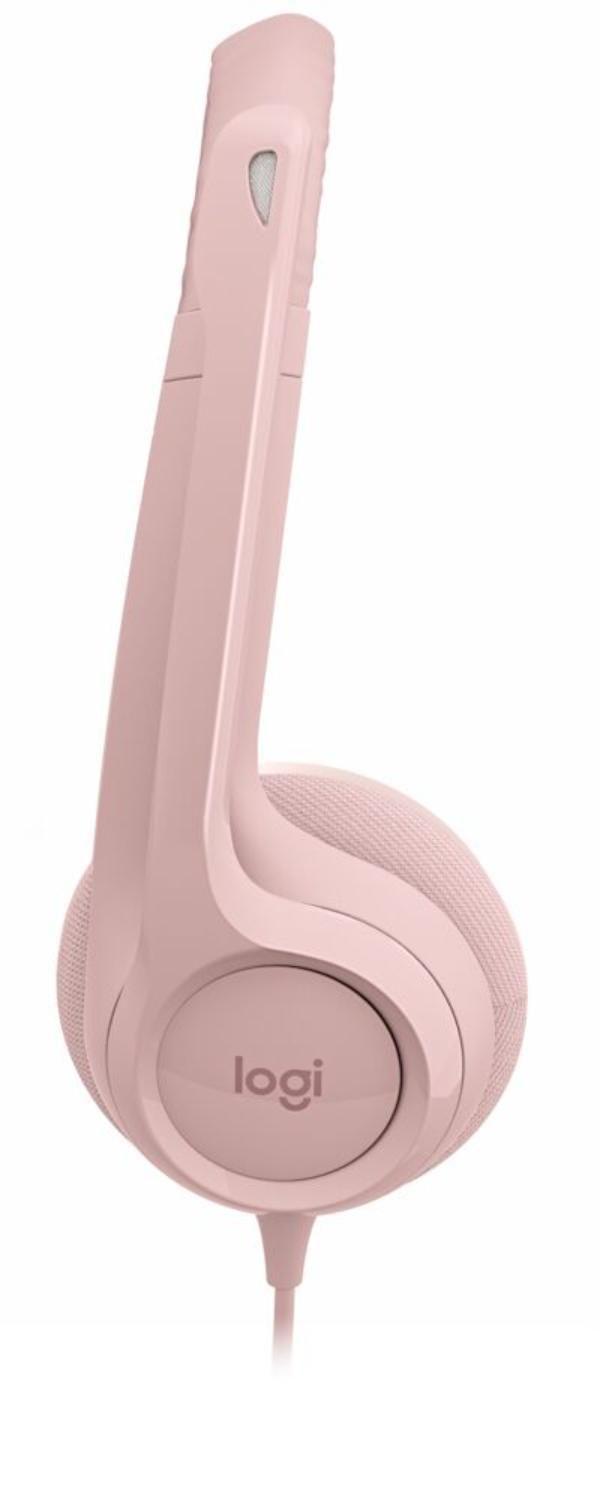 Logitech Audifono H390 Rosado-3