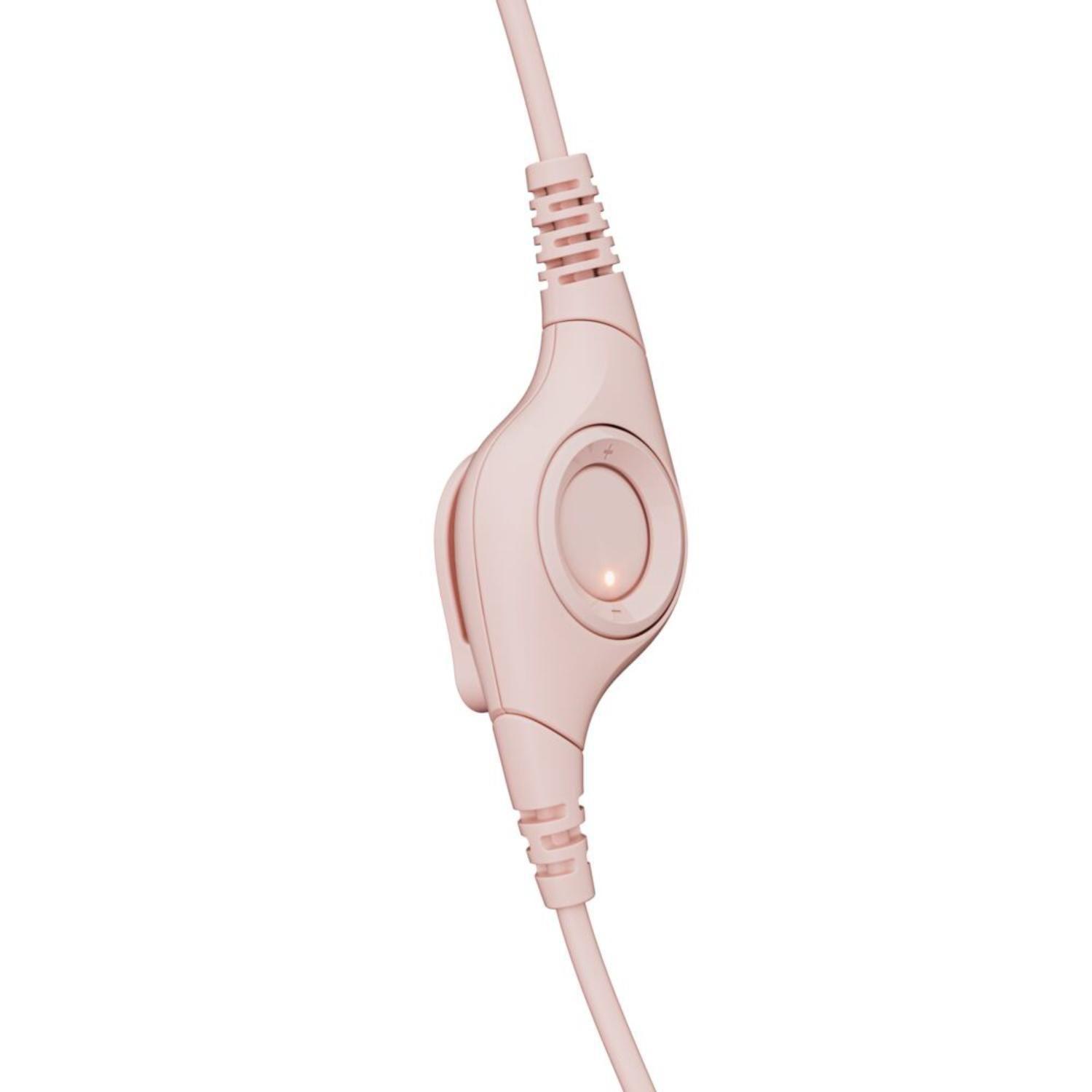 Logitech Audifono H390 Rosado-4
