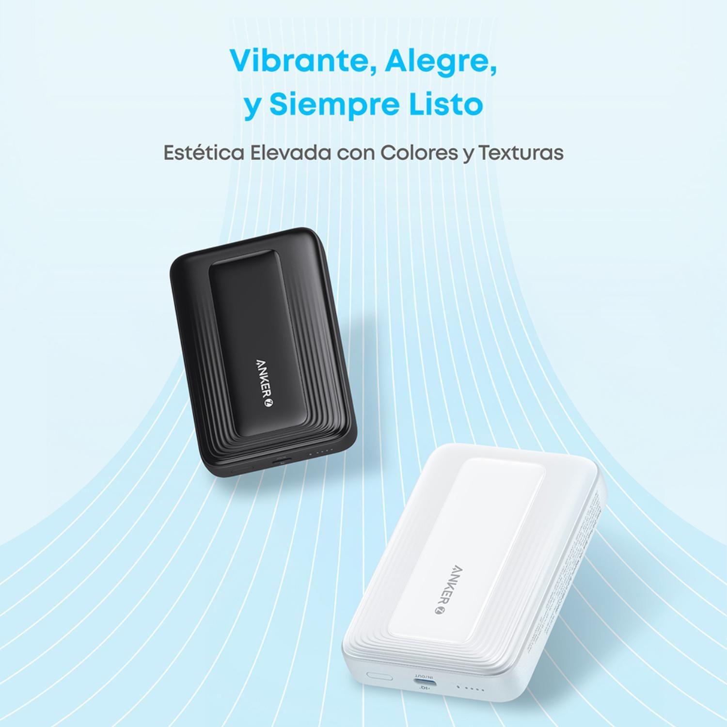 Powerbank Magnética Batería Externa MagGo Anker 10.000 mAh Wireless Negro-3