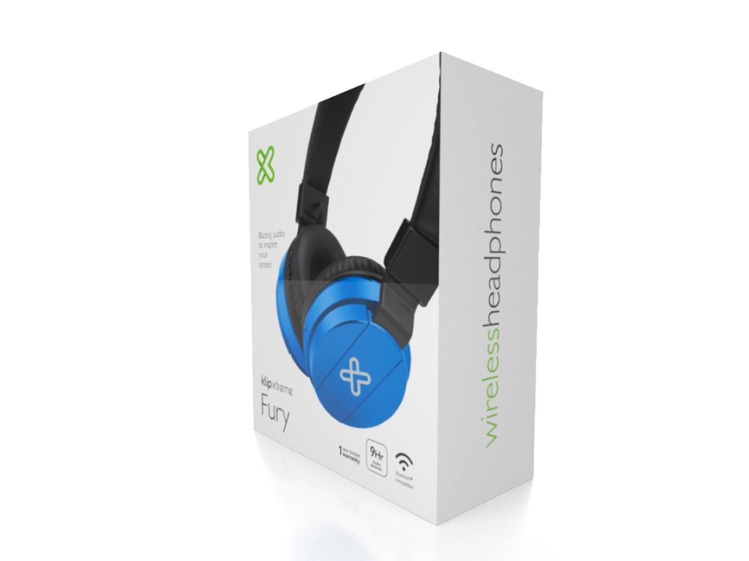 Audifonos BT c/Mic Aut 9Hs KlipXtreme Fury KHS-620-5