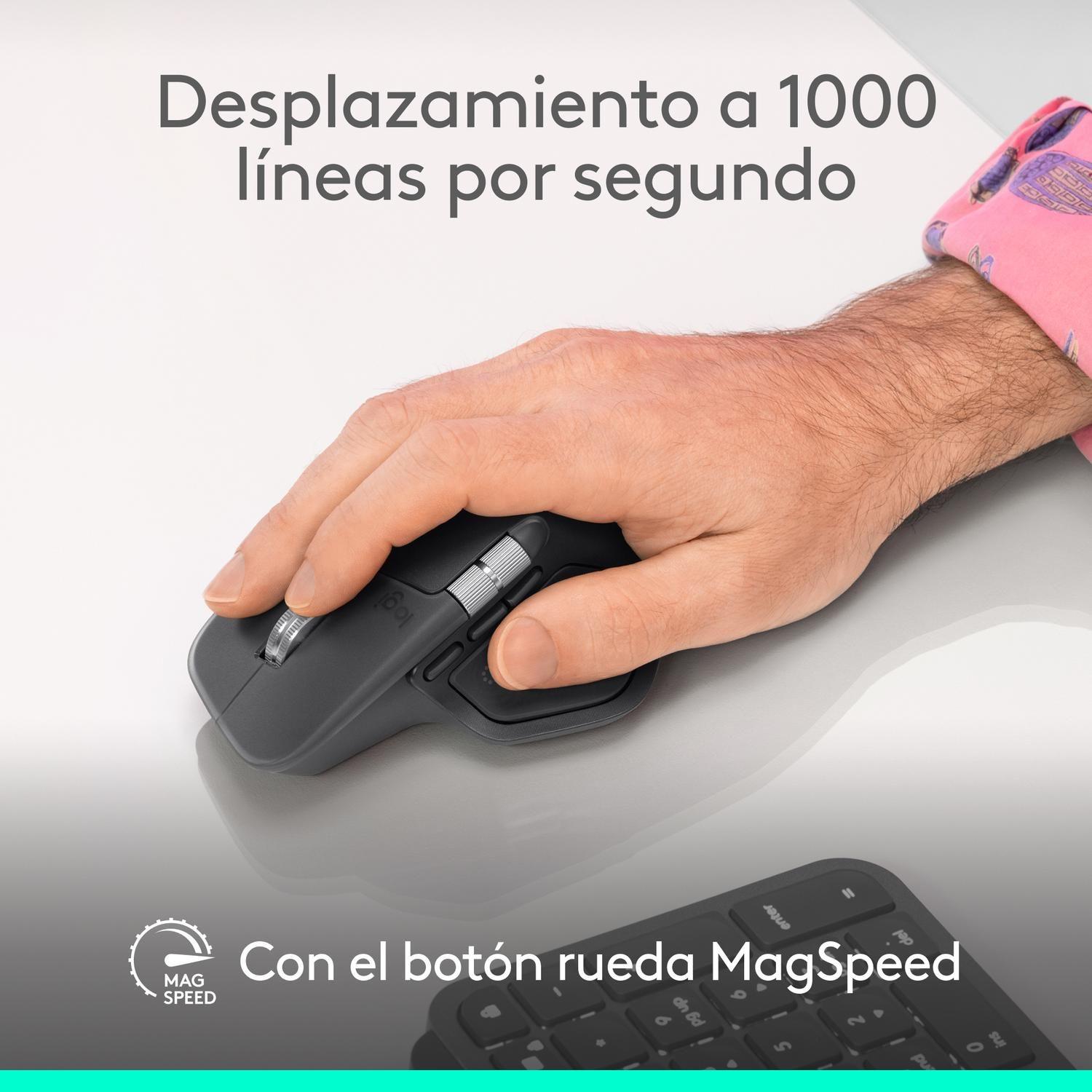 Mouse Inalambrico Logitech MX Master 4 Grafito-3