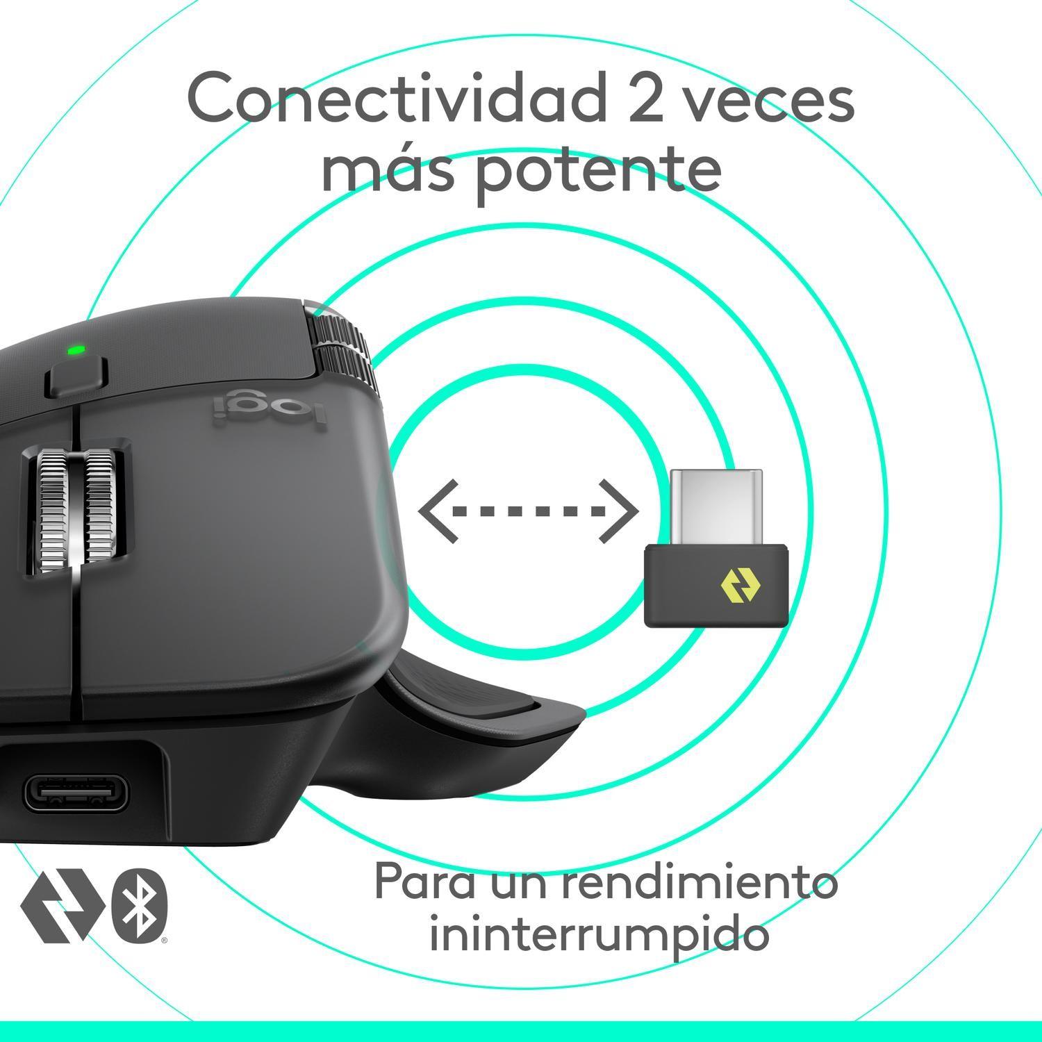Mouse Inalambrico Logitech MX Master 4 Grafito-5