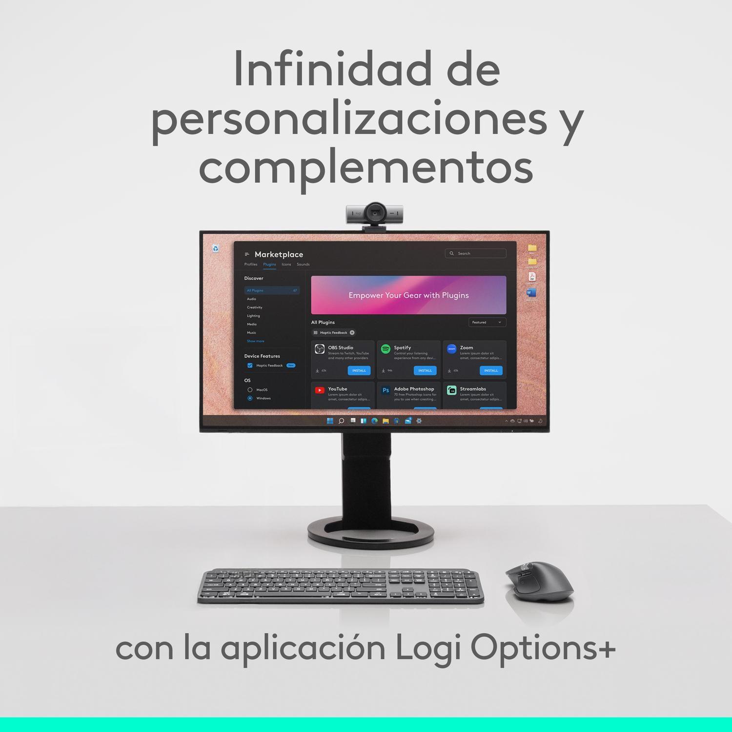 Mouse Inalambrico Logitech MX Master 4 Grafito-8