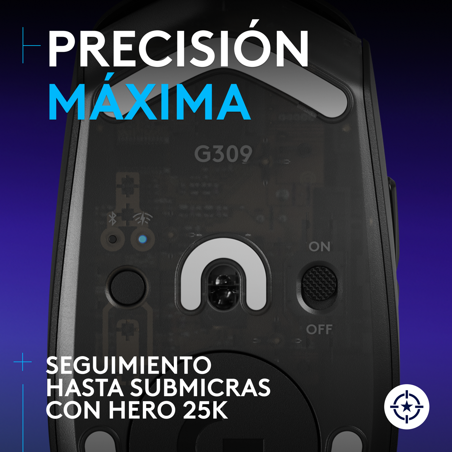 Mouse Gamer Inalambrico Logitech G309 Lightspeed Negro-3