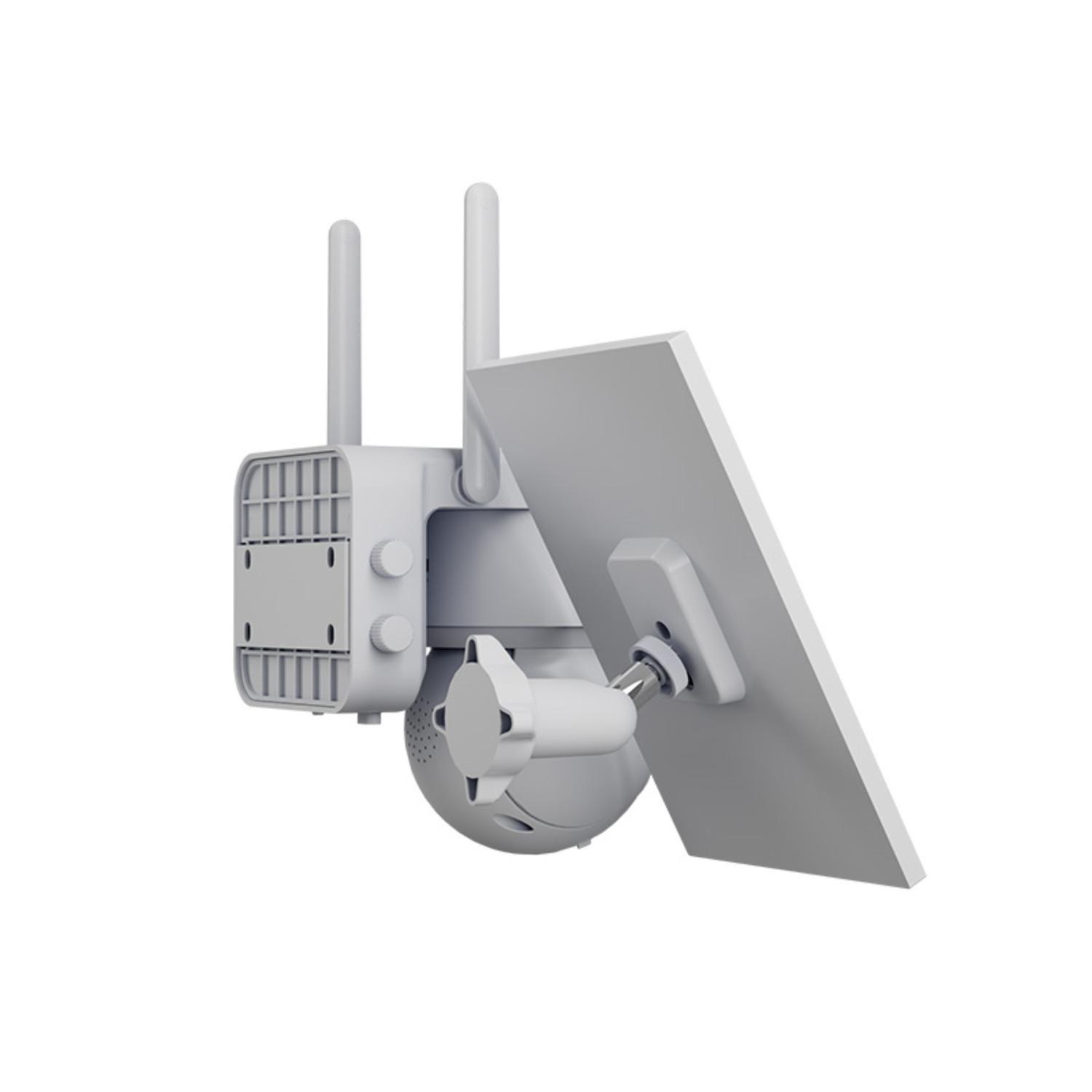 Cámara Wi-Fi exterior Nexxt PTZ solar 2K con luz-3