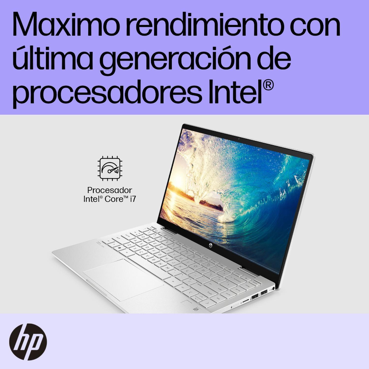 Notebook HP Pavilion x360 2-in-14-ek1002la. Intel Core i7-9