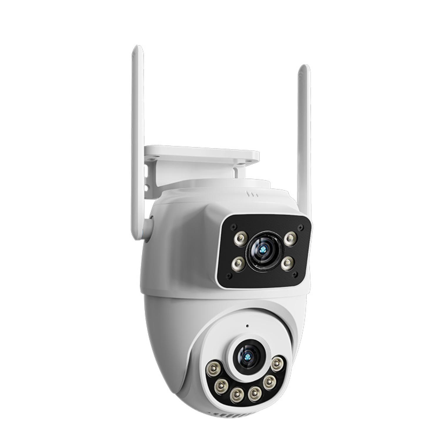 Cámara Wi-Fi exterior Nexxt PTZ doble lente + cámara fija RJ45-2