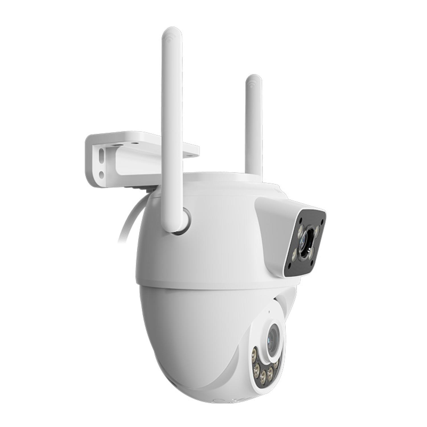 Cámara Wi-Fi exterior Nexxt PTZ doble lente + cámara fija RJ45-3