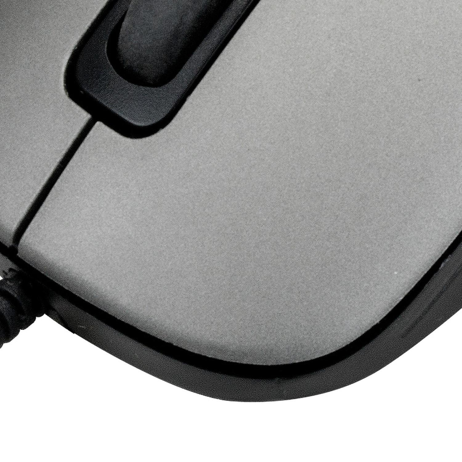 Mouse Optico USB c/Cable KlipXtreme KMO-111 Gris-2