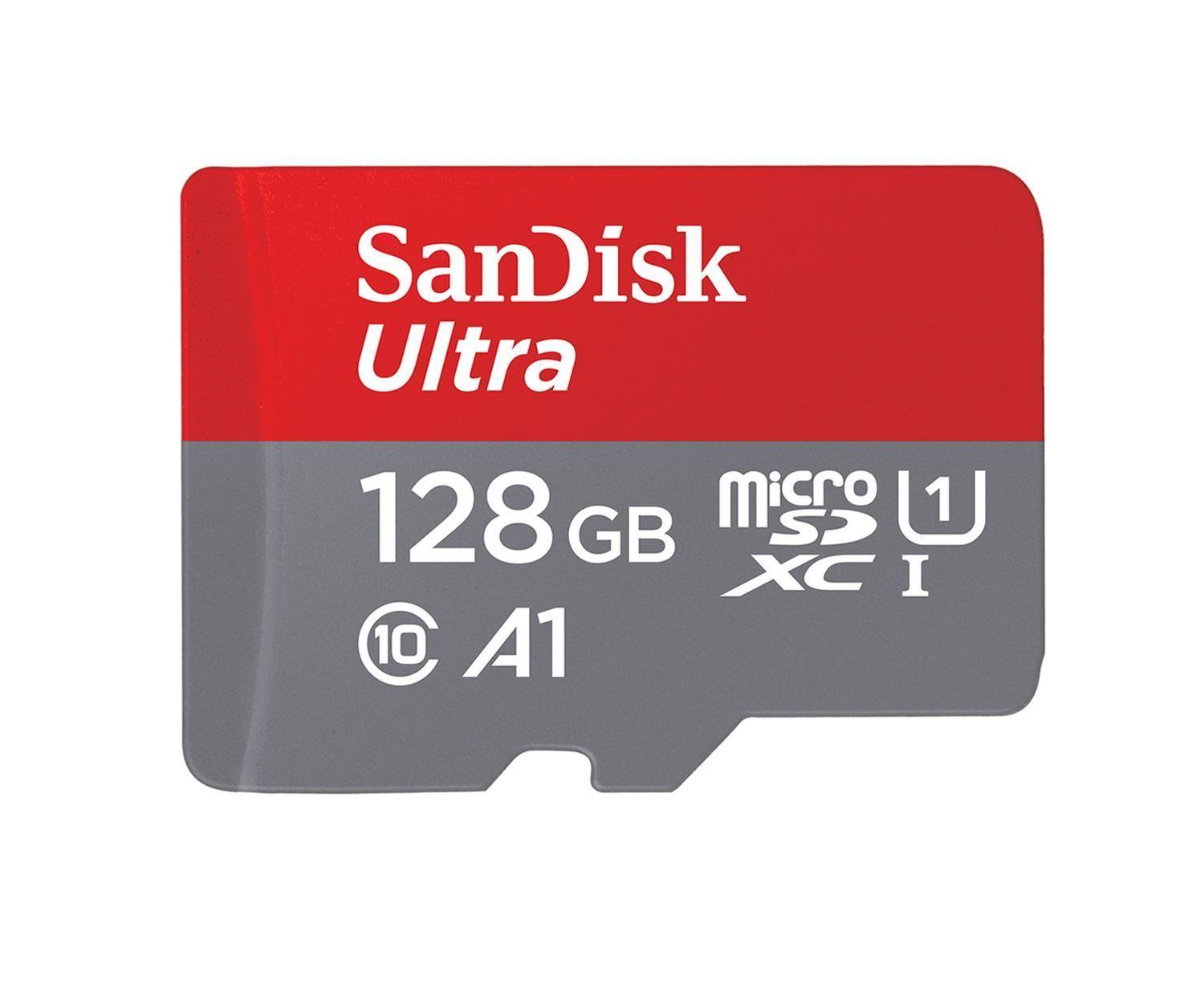 SanDisk MicroSDHC Ultra con adaptador. USH-1 C10 Android 120MB - 128GB-0