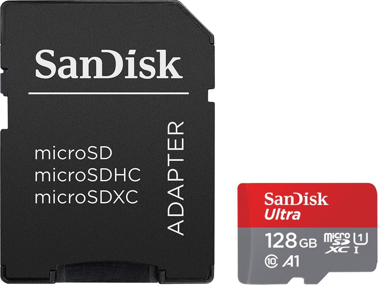 SanDisk MicroSDHC Ultra con adaptador. USH-1 C10 Android 120MB - 128GB-2