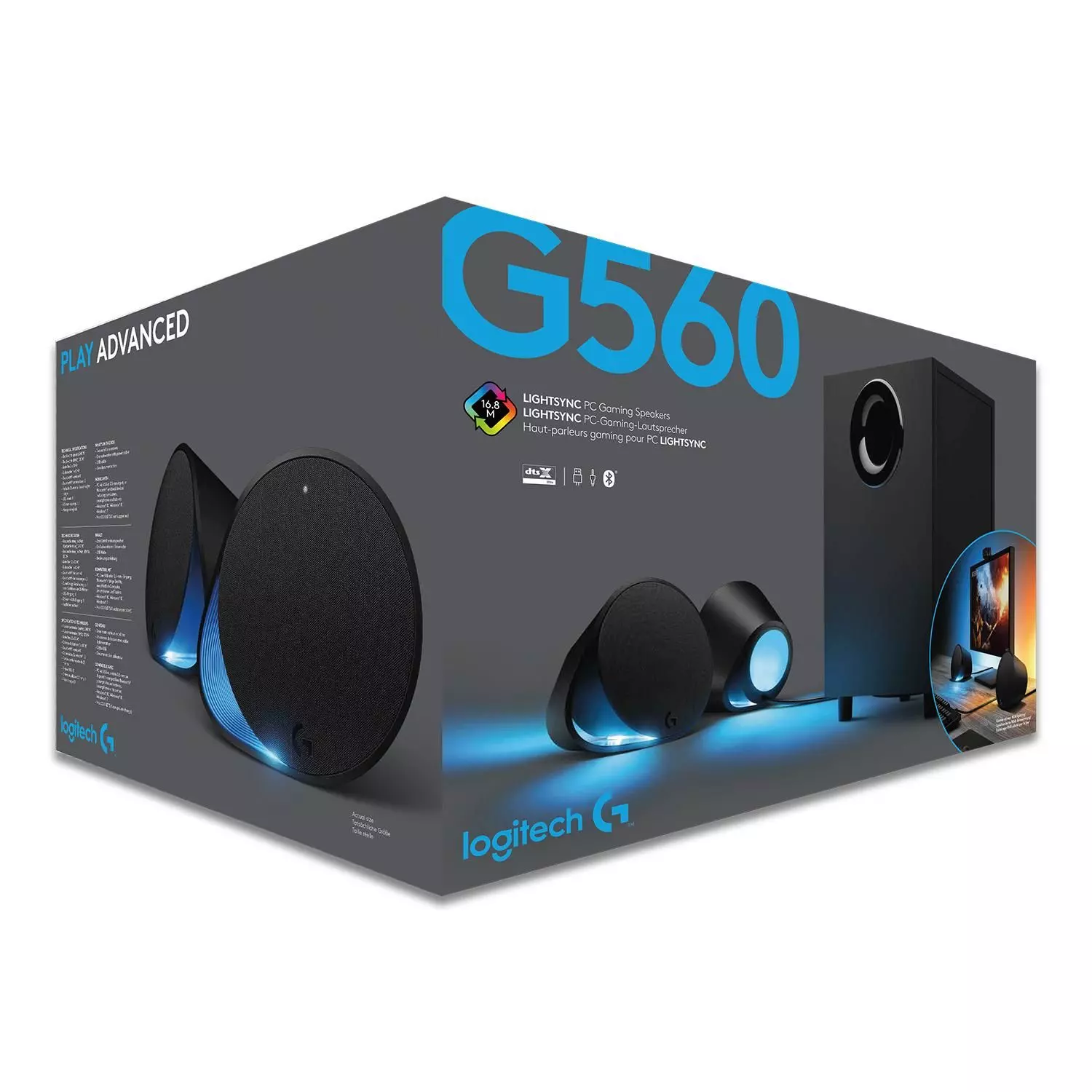 Logitech G560 - Sistema de altavoces - para PC-5