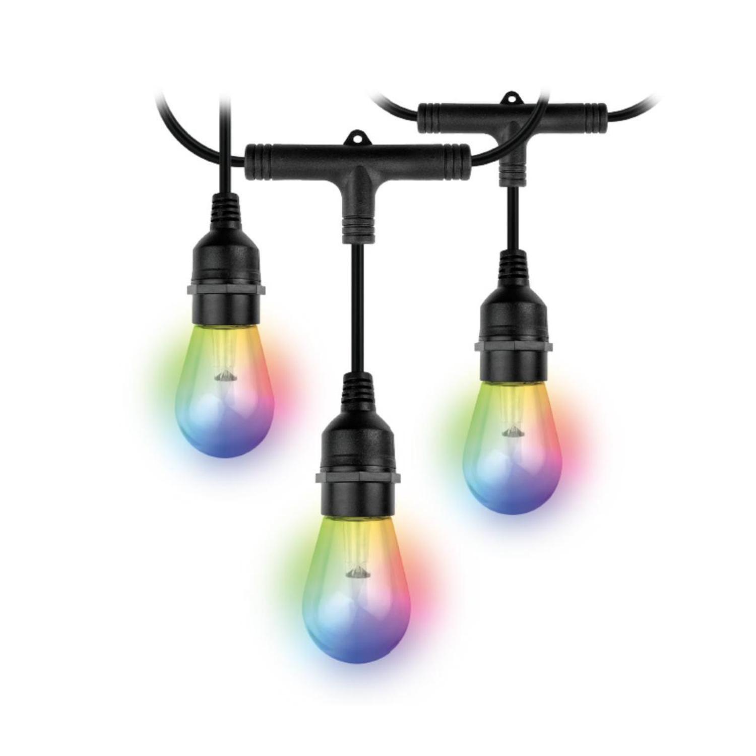 Guirnalda de 24 luces RGB 14m Wi-Fi-0