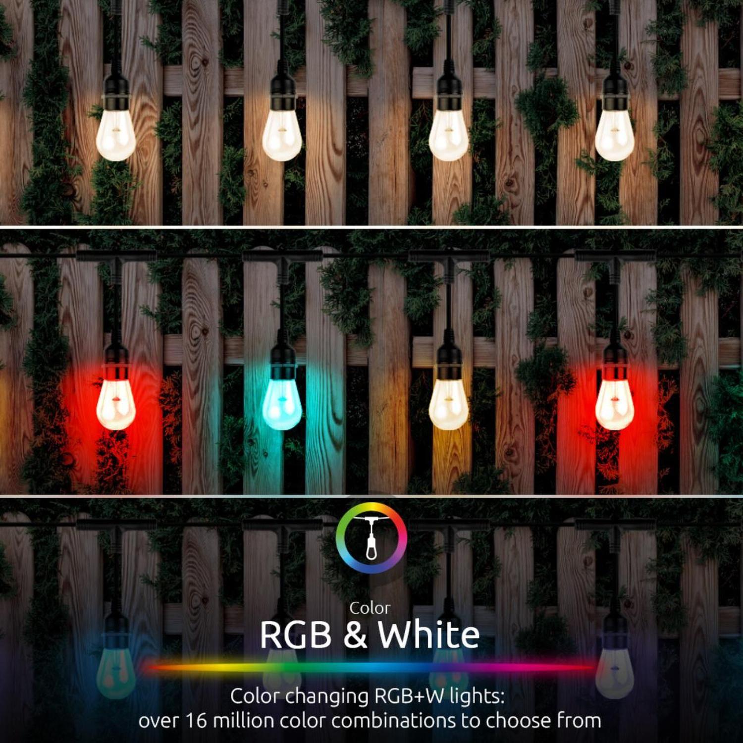 Guirnalda de 24 luces RGB 14m Wi-Fi-1