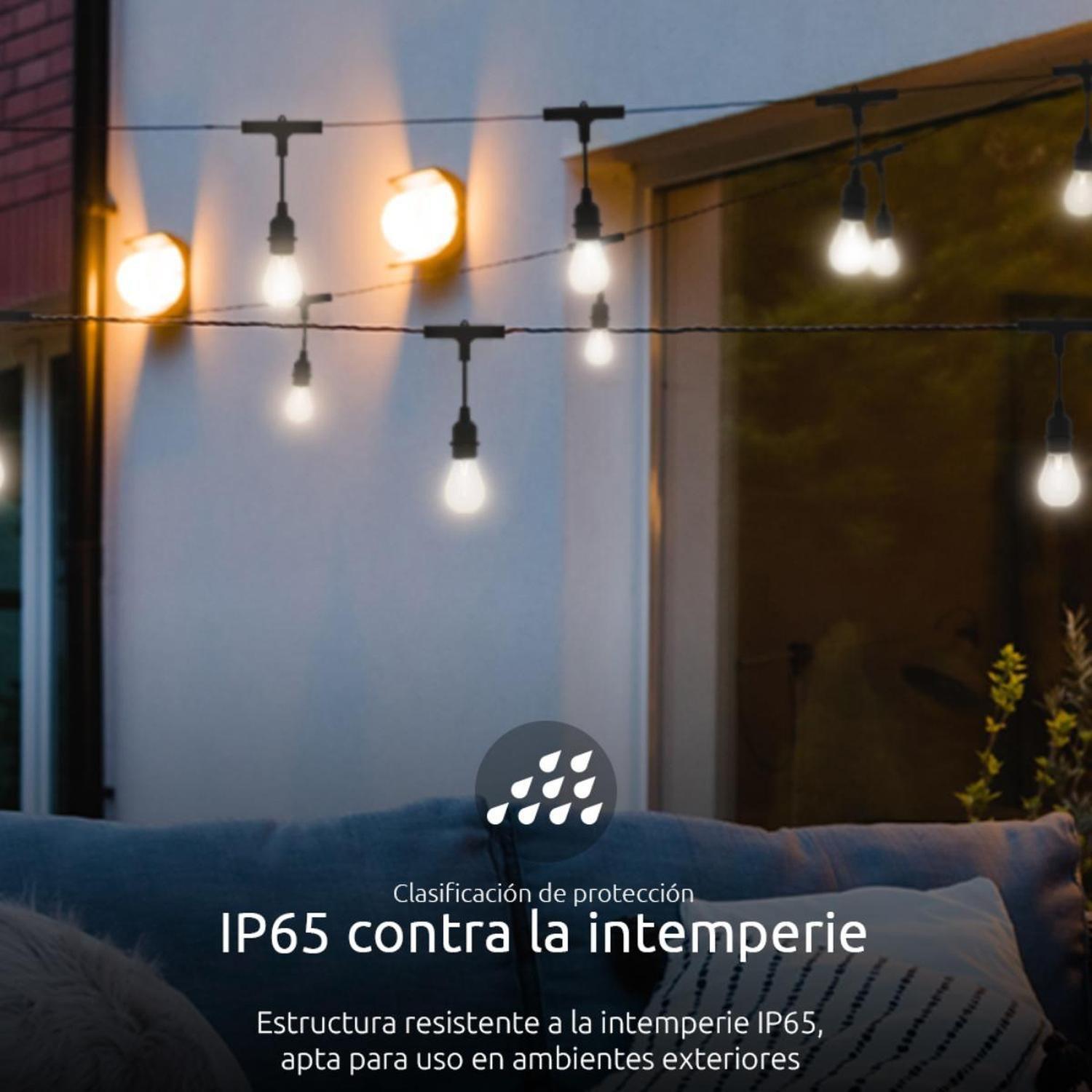 Guirnalda de 24 luces RGB 14m Wi-Fi-2