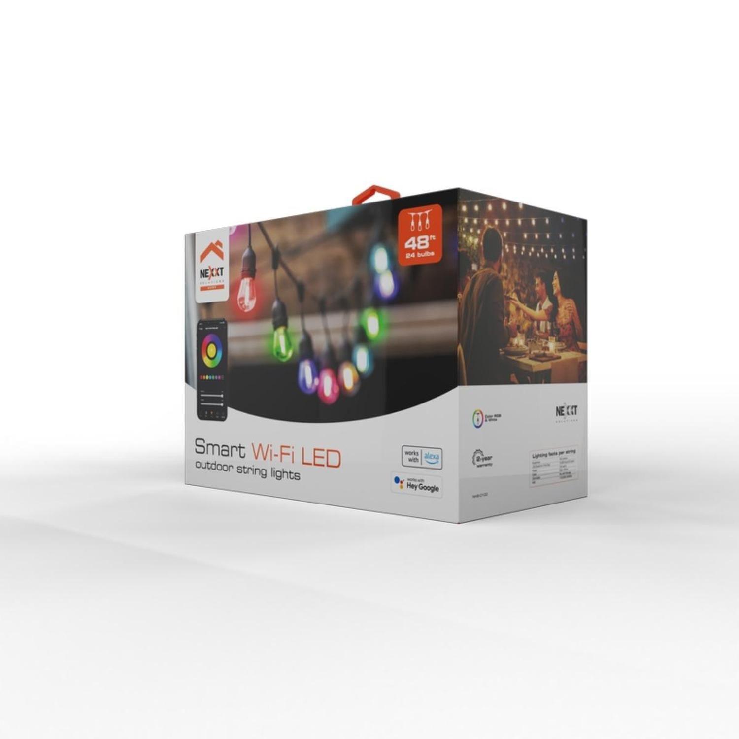 Guirnalda de 24 luces RGB 14m Wi-Fi-4