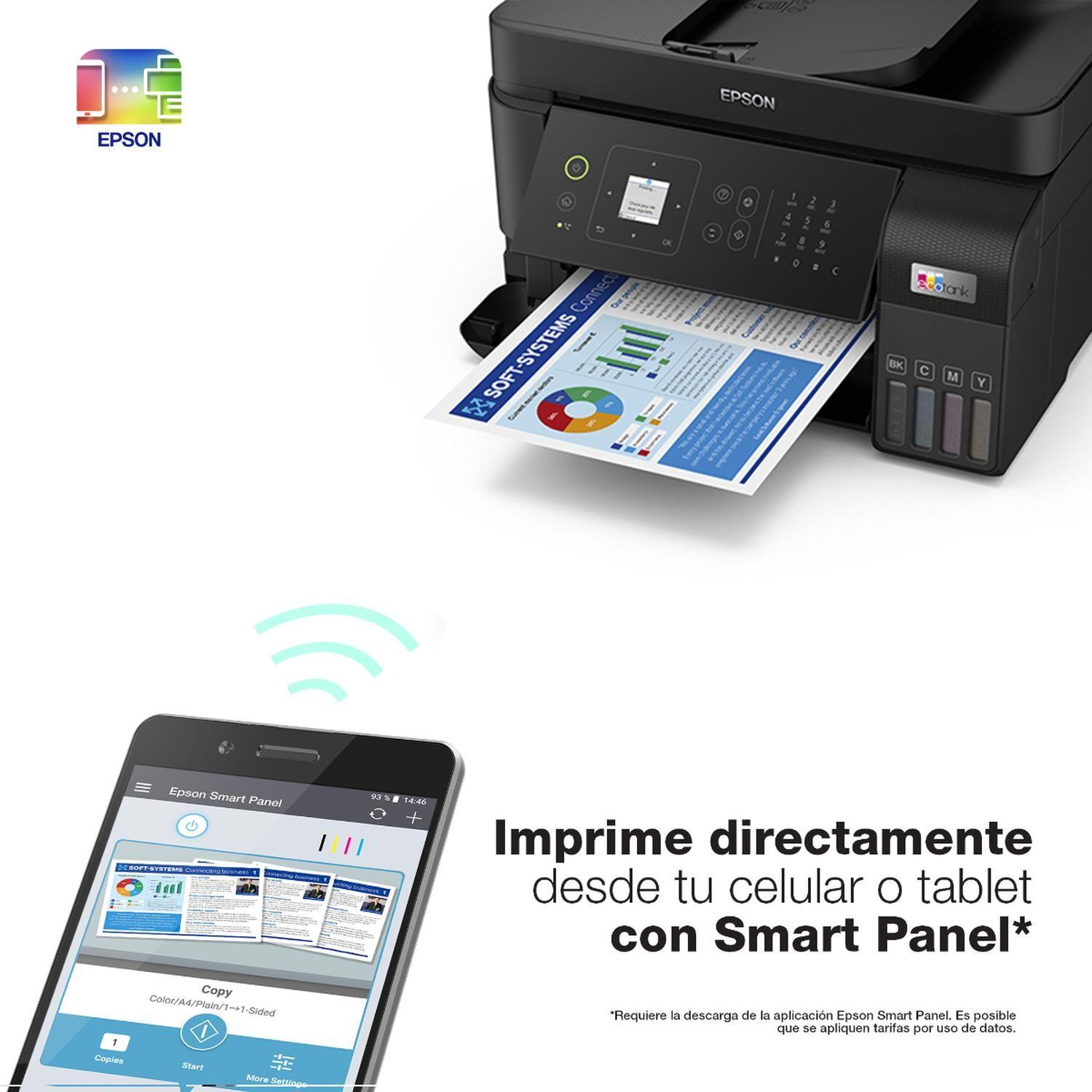 Impresora EPSON Multifuncional 4 en 1 EcoTank L5590 Wi-Fi-5