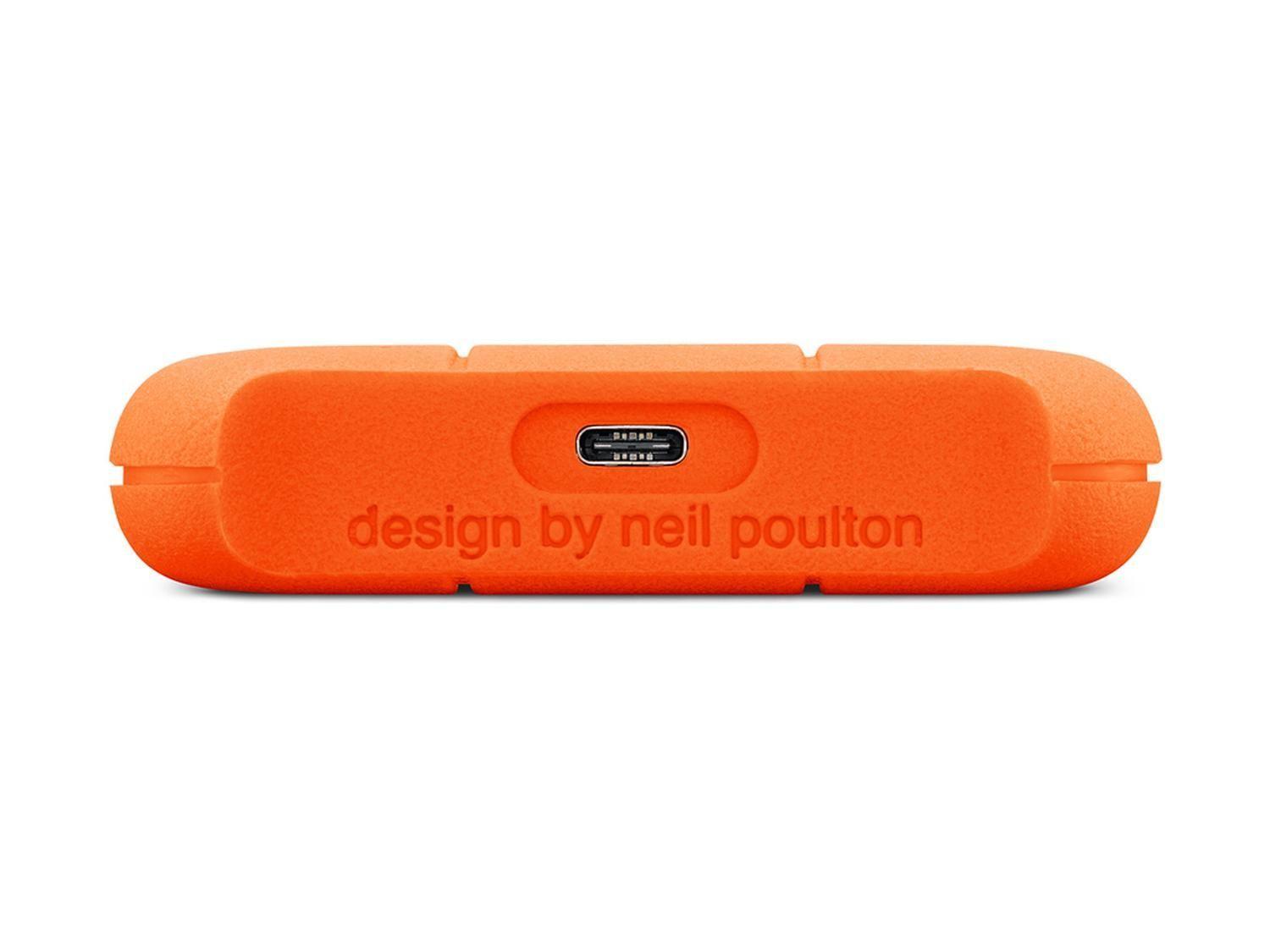 Disco Duro Externo Seagate 2TB LaCie Rugged Plateado-2