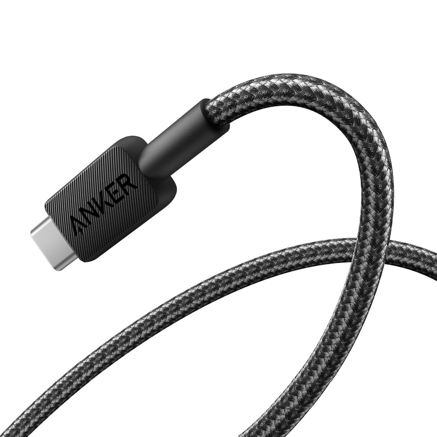 Cable Anker 322 USB-A a USB-C 1.8m 6ft Braided Black-2