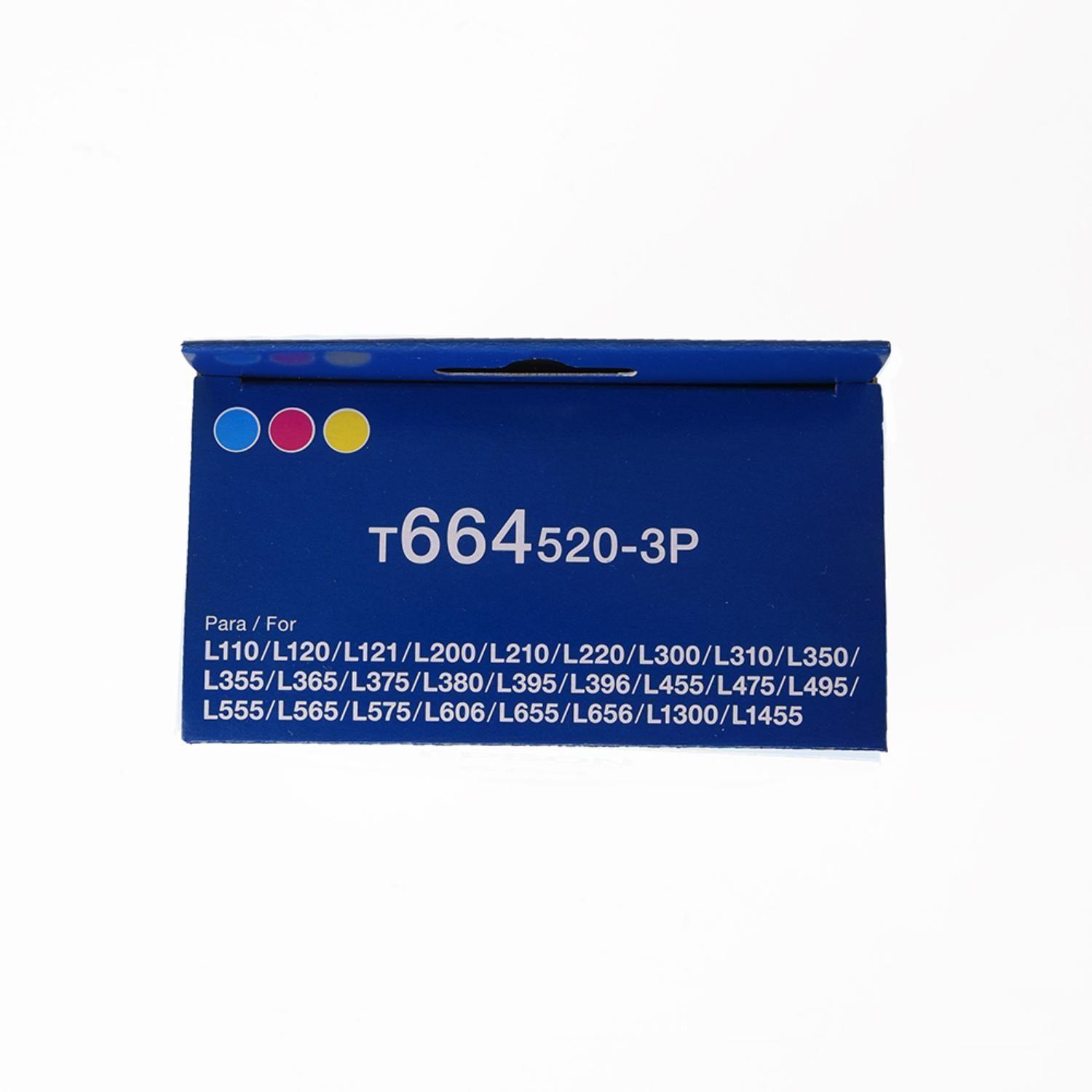 Pack 3 Botellas de Tinta Epson T664 Cyan/magenta/amarilla-2