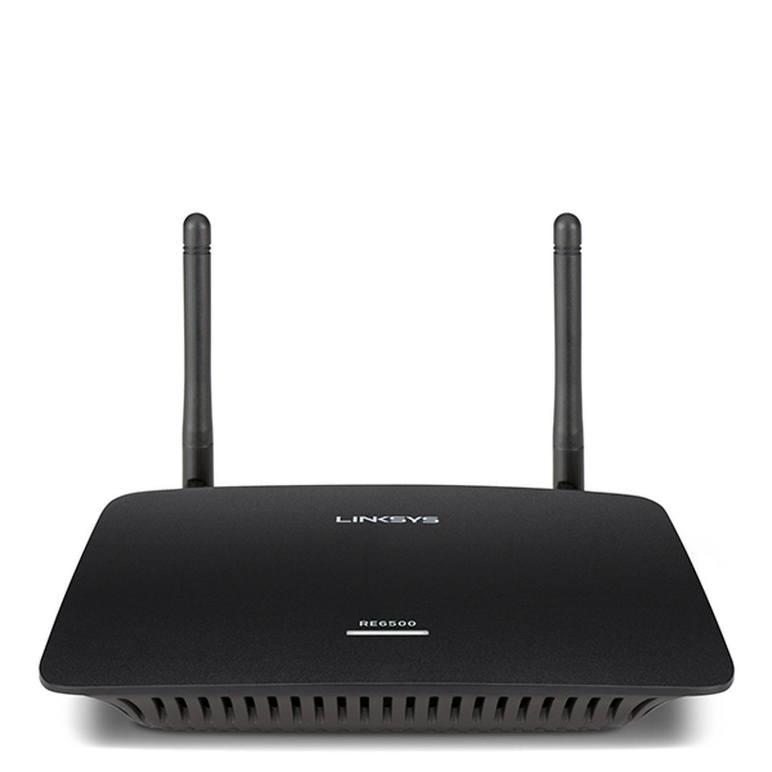 Extensor de Señal WiFi Linksys RE6500 AC1200 (Desktop) 4 Puertos Gb + 1 audio Negro-0