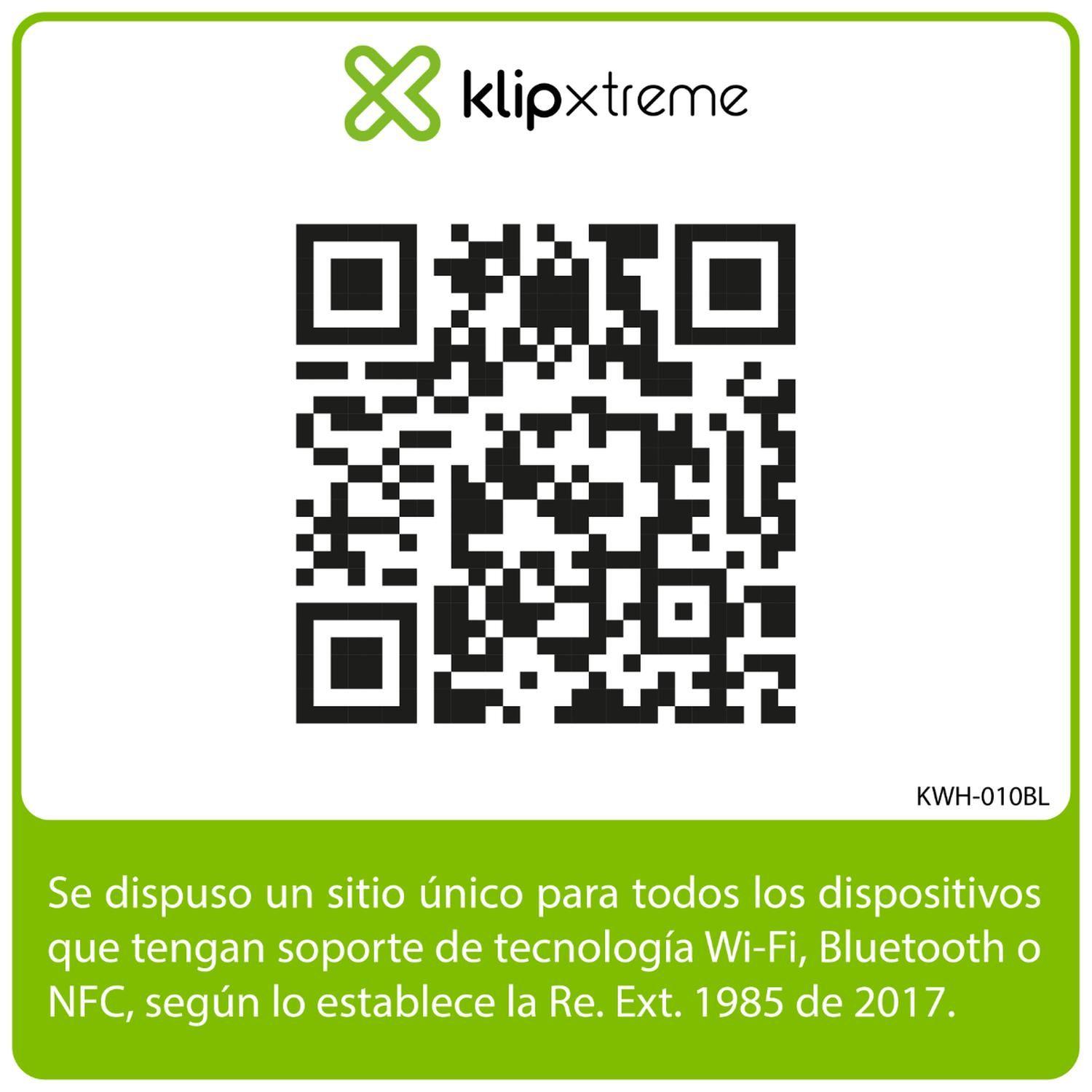 Audífonos On Ear Klip Xtreme ZoneTune Azul KWH-010BL-5