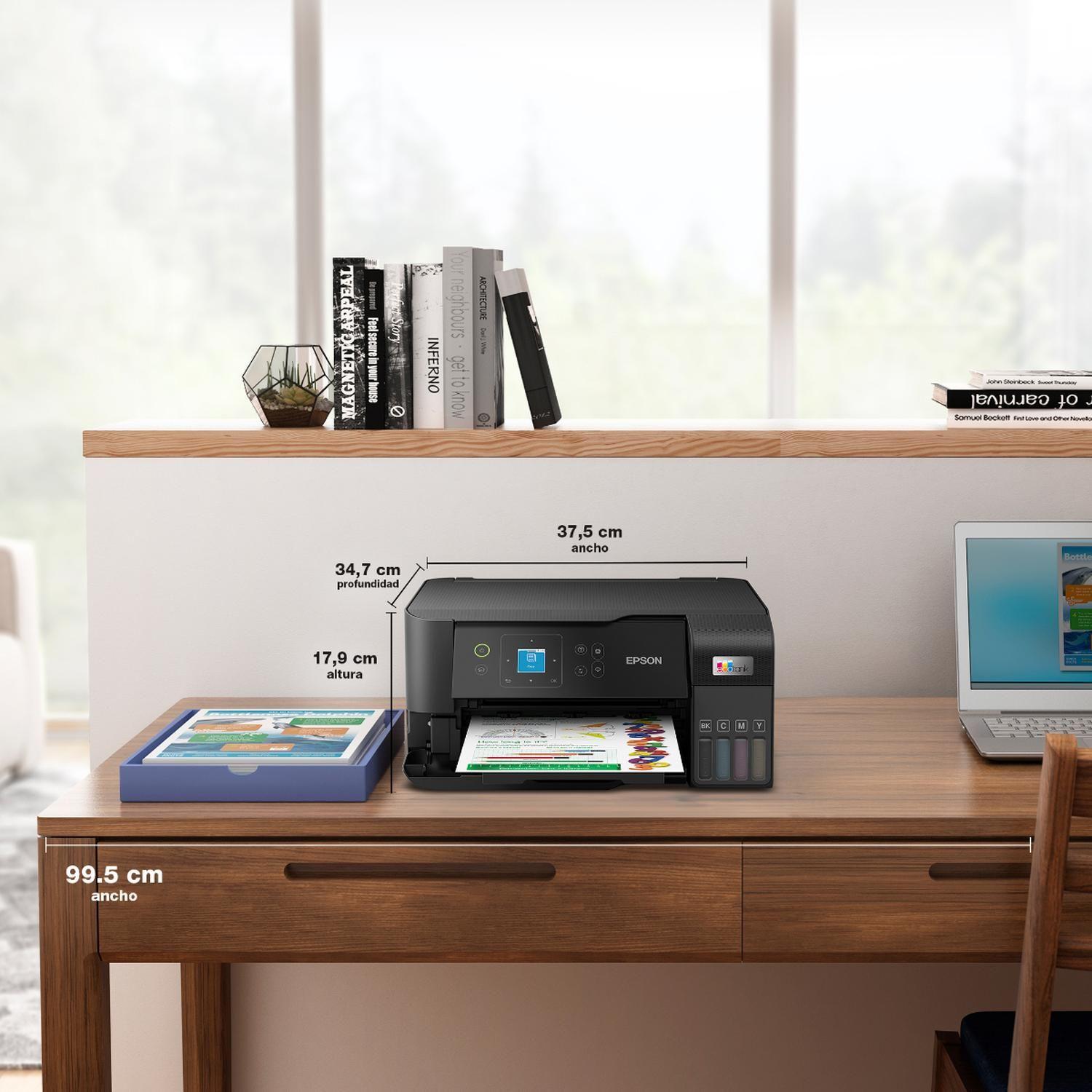 Impresora EPSON Multifuncional 3 en 1 EcoTank L3560 Wi-Fi-9