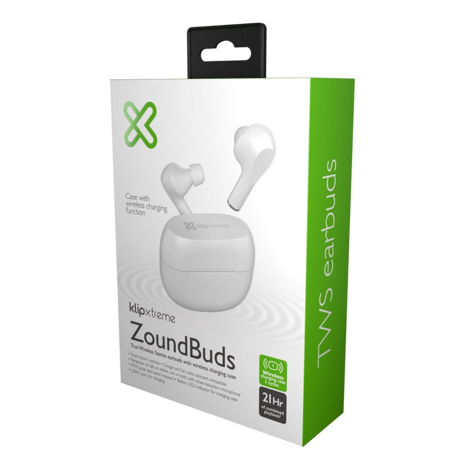 Klip Xtreme Audifonos TWS ZoundBuds KTE-250WH Blanco-4